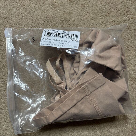 Amazon NWT Nude Full Body Romper Style Shapewear Bodysuit Small - Picture 5 of 6